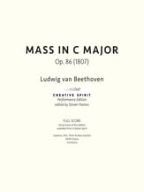 MASS IN MAJOR, Op. 86 SATB Instrumental Parts cover